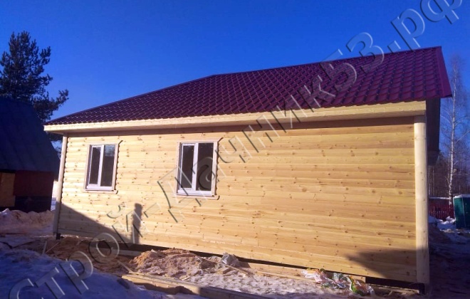 2 Брусовой дом 9×9, 81 м², Московская область, Деревня Мисцево (2)